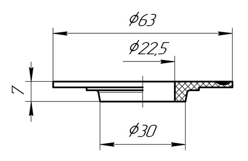 Клапан плоский «004»